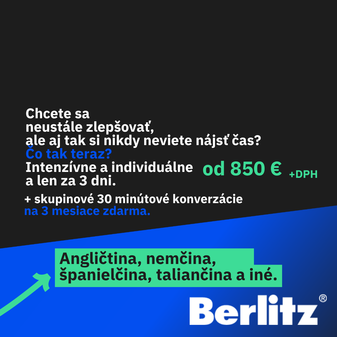 ANGLIČTINA, NEMČINA a iné INDIVIDUÁLNY KURZ ONLINE alebo PREZENČNE ÚPLNÉ PONORENIE SA DO JAZYKA®,BF balík 30 x 45 min 1 jazyková úroveň už za týždeň štart kedykoľvek