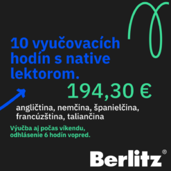 ONLINE TALIANČINA, NEMČINA a iné&nbsp;INDIVIDUÁLNY KURZ&nbsp;balík 10, 20 x 30 min / &nbsp;výučba aj počas víkendu&nbsp;odhlásenie 6 hod. vopred